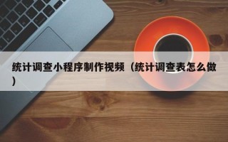 金华统计调查小程序制作视频（统计调查表怎么做）